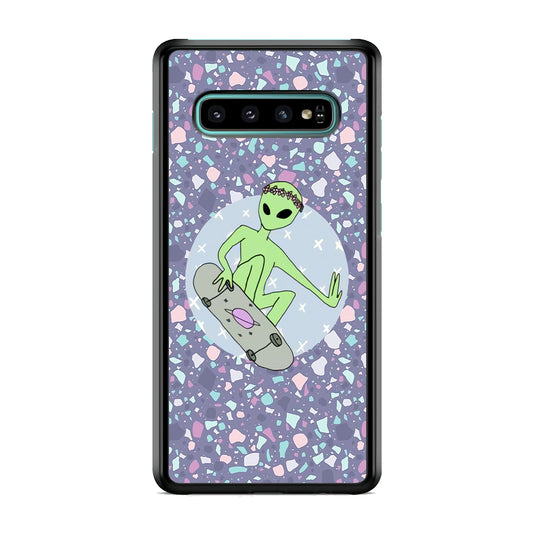 Alien Skate Show Samsung Galaxy S10 Case