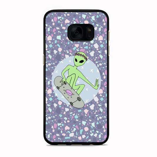 Alien Skate Show Samsung Galaxy S7 Edge Case