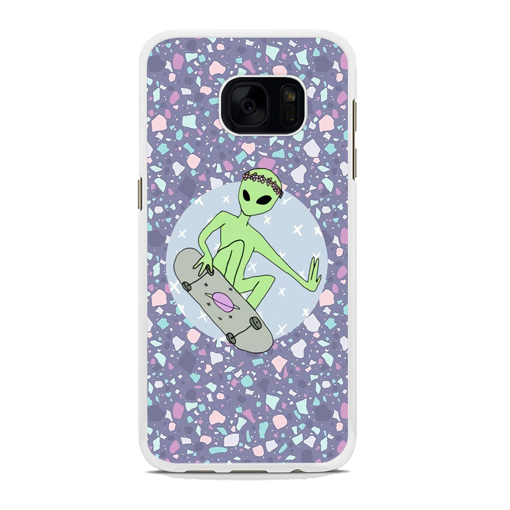 Alien Skate Show Samsung Galaxy S7 Edge Case