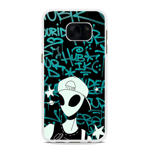 Alien Summer Season Samsung Galaxy S7 Edge Case