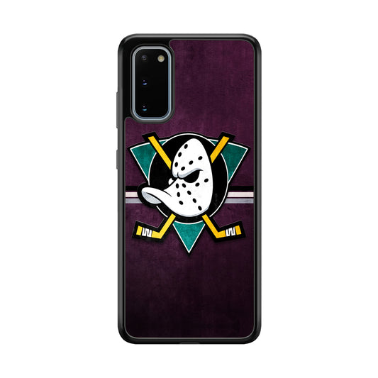 Anaheim Ducks Team Emblem Samsung Galaxy S20 Case