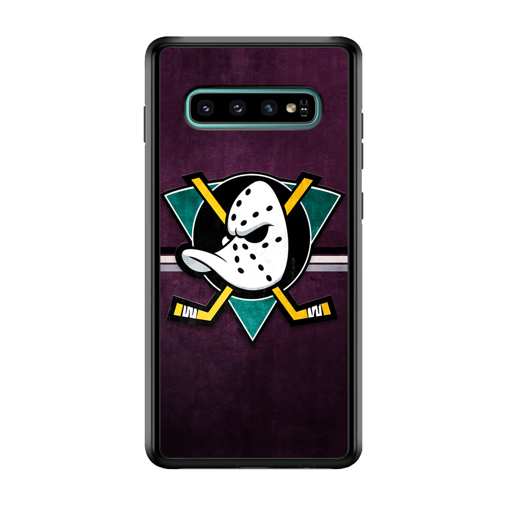 Anaheim Ducks Team Emblem Samsung Galaxy S10 Case