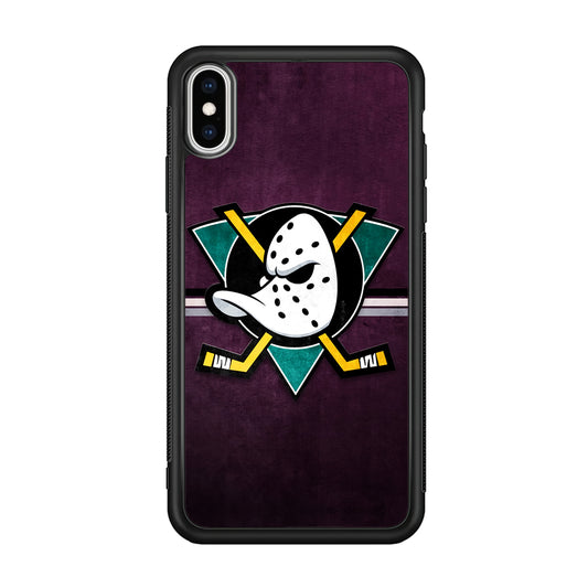 Anaheim Ducks Team Emblem iPhone XS Case