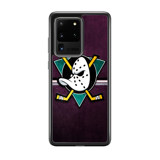 Anaheim Ducks Team Emblem Samsung Galaxy S20 Ultra Case