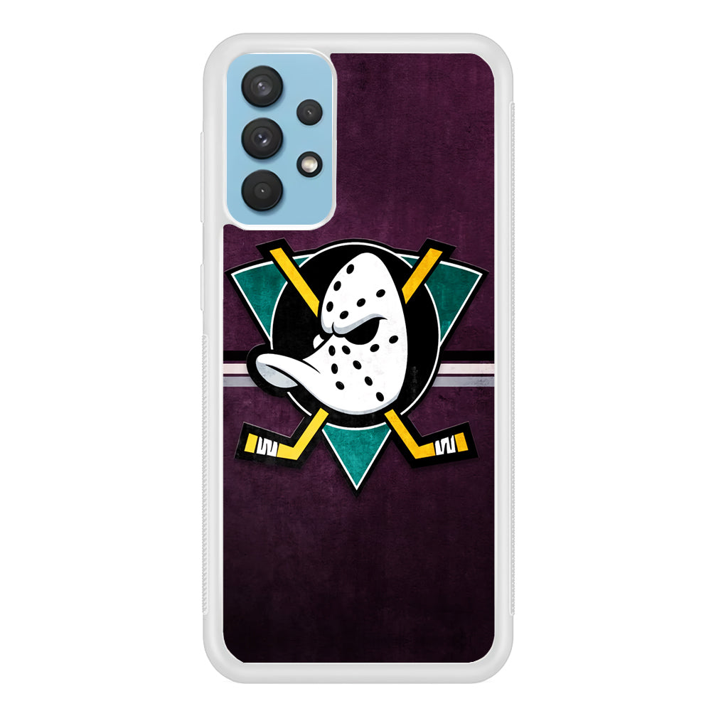 Anaheim Ducks Team Emblem Samsung Galaxy A32 Case