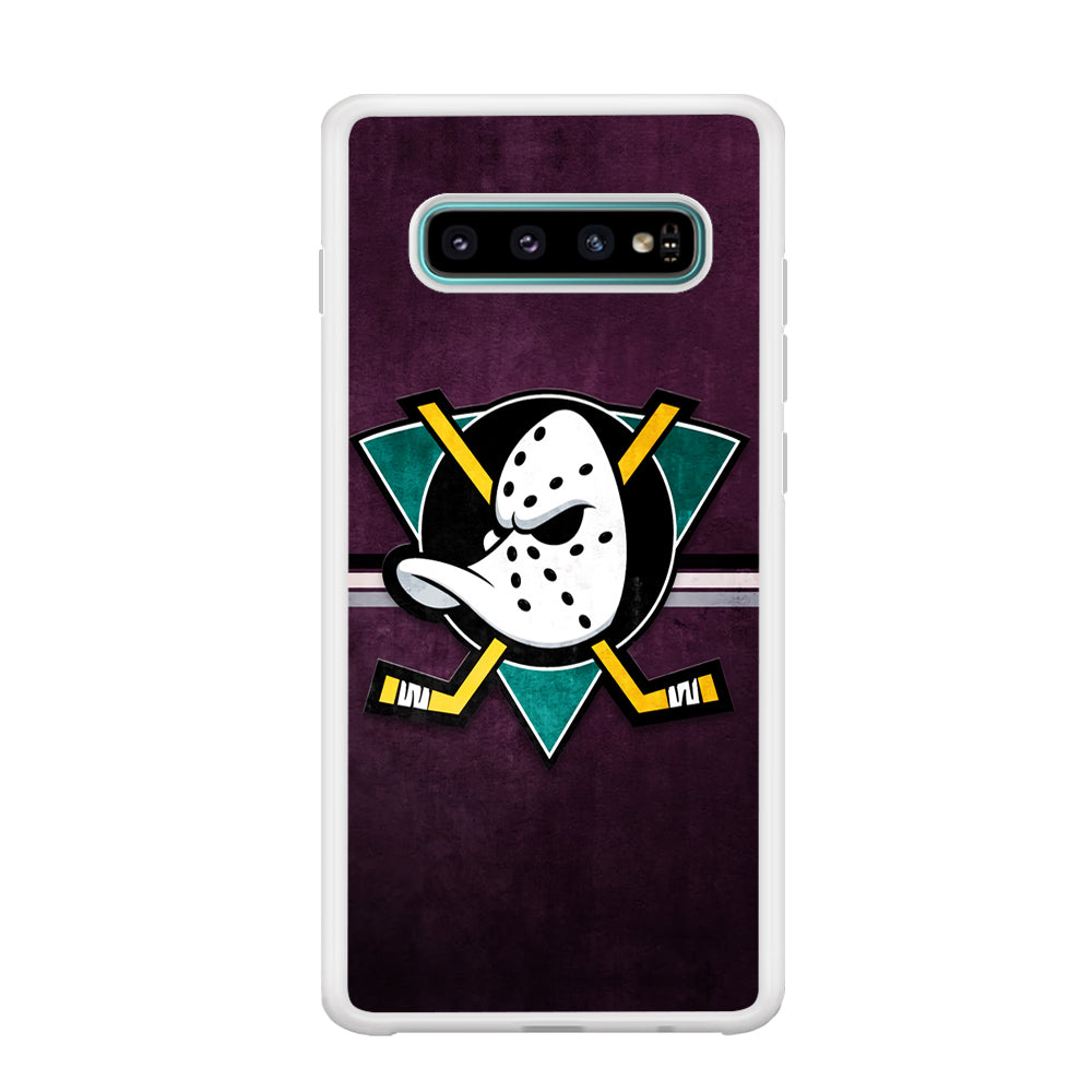 Anaheim Ducks Team Emblem Samsung Galaxy S10 Case