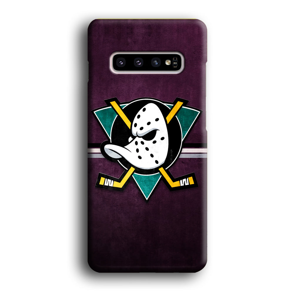 Anaheim Ducks Team Emblem Samsung Galaxy S10 Case