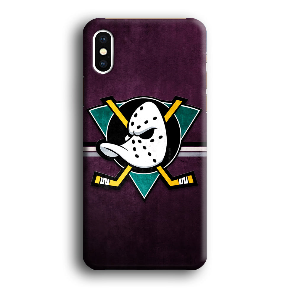 Anaheim Ducks Team Emblem iPhone X Case