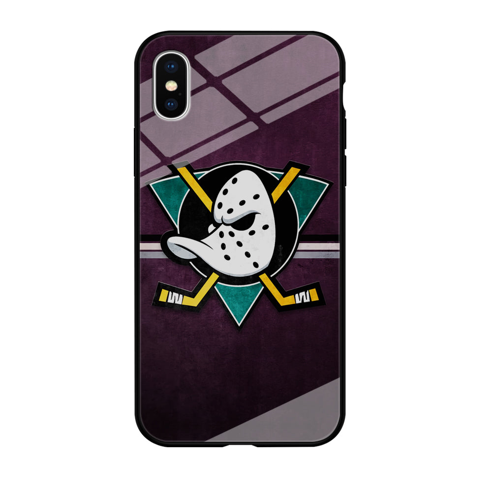 Anaheim Ducks Team Emblem iPhone X Case