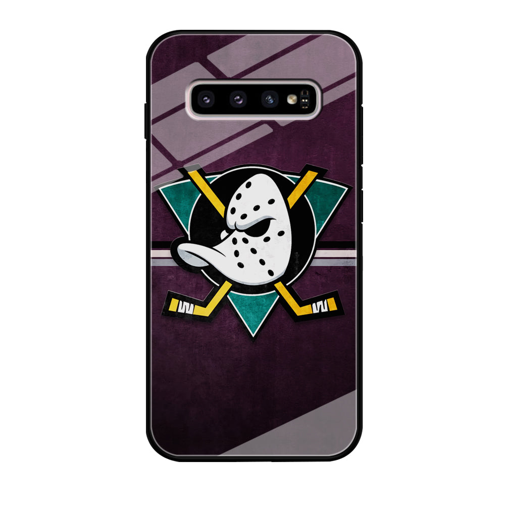 Anaheim Ducks Team Emblem Samsung Galaxy S10 Case