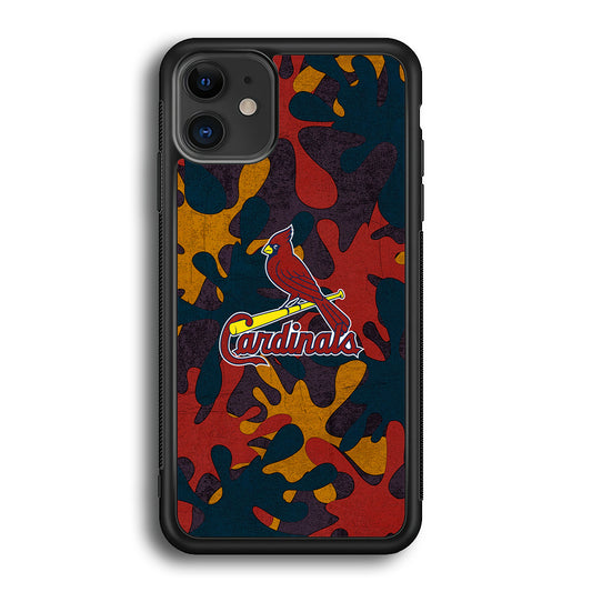 Arizona Cardinals Camo and Emblem iPhone 12 Case