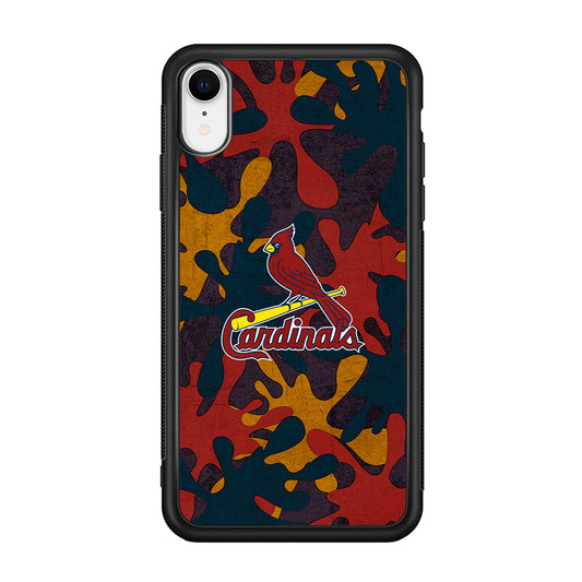Arizona Cardinals Camo and Emblem iPhone XR Case
