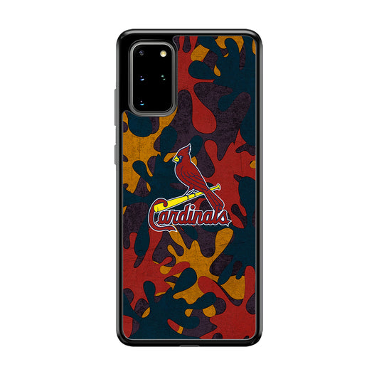 Arizona Cardinals Camo and Emblem Samsung Galaxy S20 Plus Case