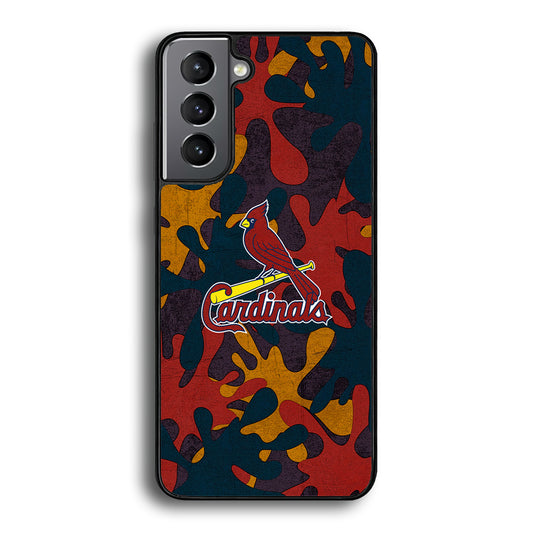 Arizona Cardinals Camo and Emblem Samsung Galaxy S21 Plus Case - Carneyforia