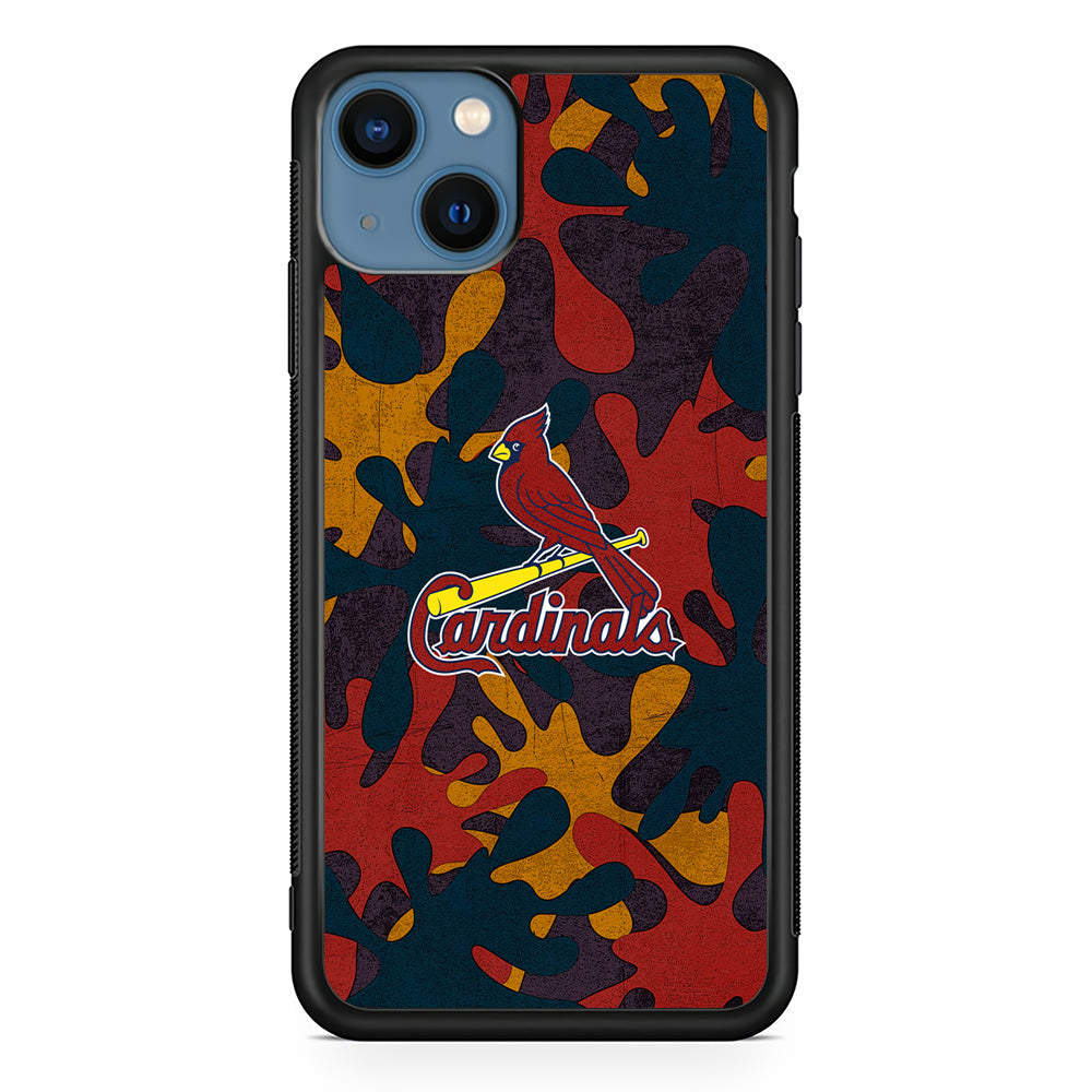 Arizona Cardinals Camo and Emblem iPhone 13 Case