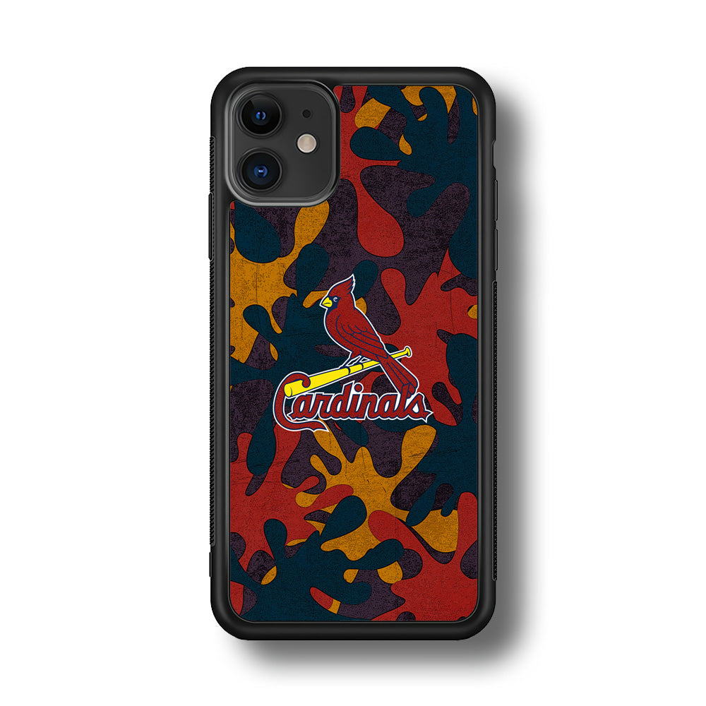 Arizona Cardinals Camo and Emblem iPhone 11 Case