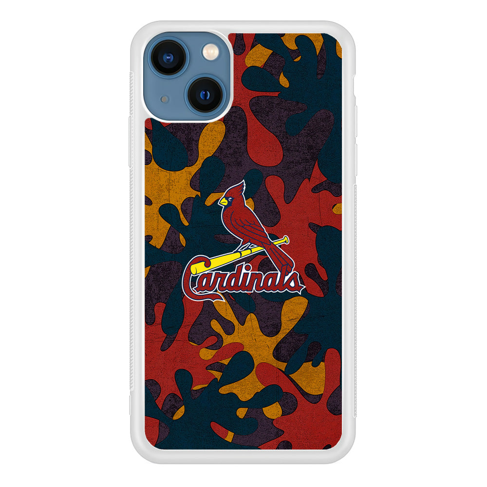 Arizona Cardinals Camo and Emblem iPhone 13 Case