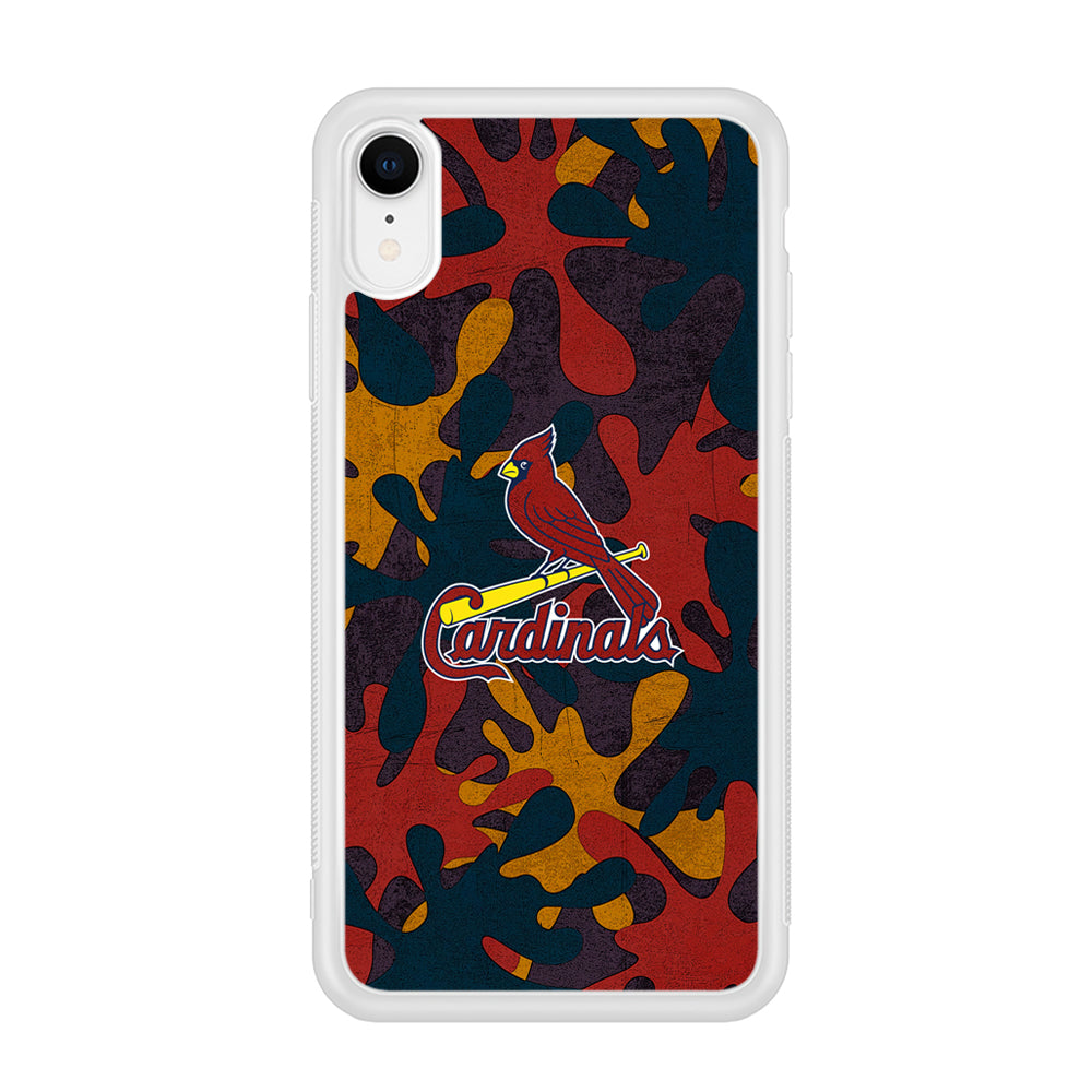 Arizona Cardinals Camo and Emblem iPhone XR Case