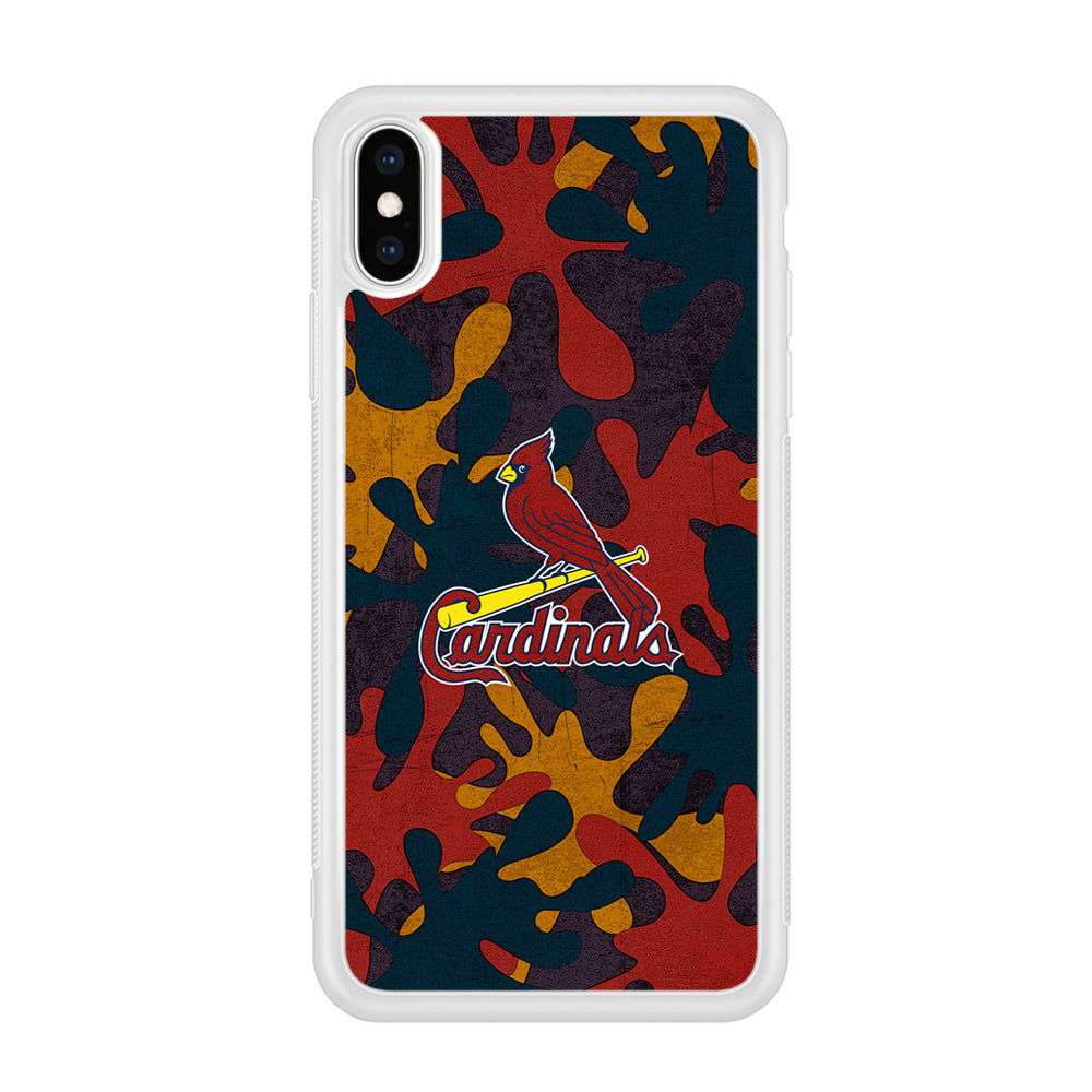 Arizona Cardinals Camo and Emblem iPhone X Case