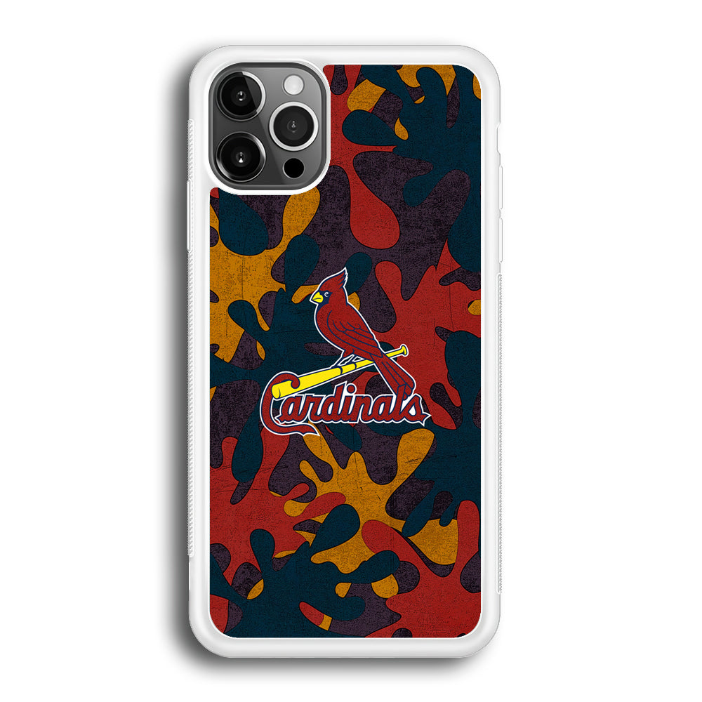 Arizona Cardinals Camo and Emblem iPhone 12 Pro Case