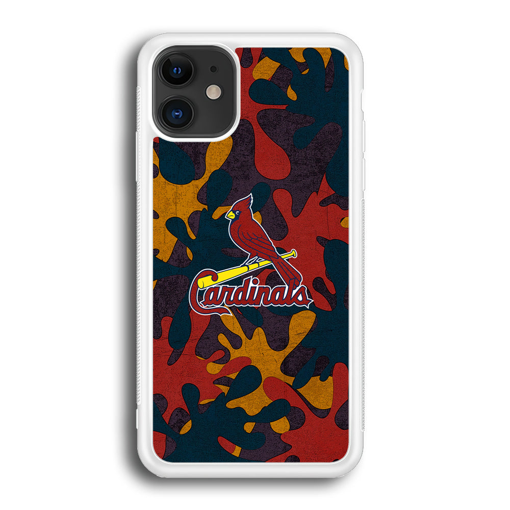 Arizona Cardinals Camo and Emblem iPhone 12 Case