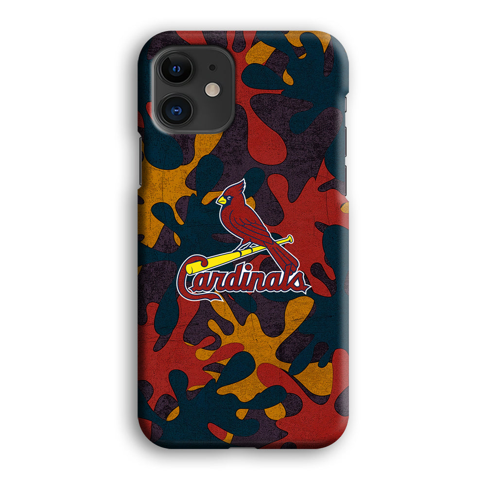 Arizona Cardinals Camo and Emblem iPhone 12 Case