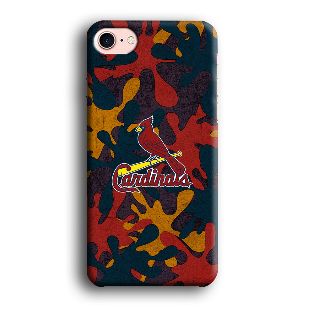 Arizona Cardinals Camo and Emblem iPhone 8 Case
