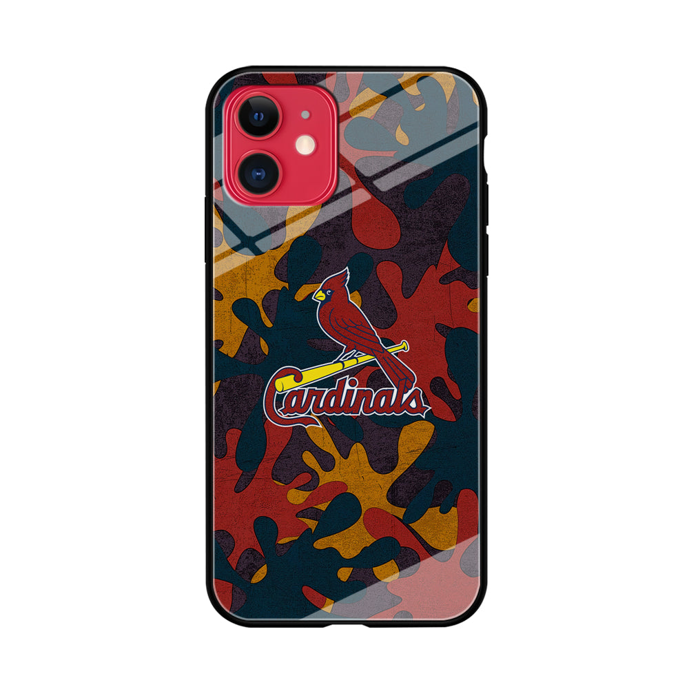 Arizona Cardinals Camo and Emblem iPhone 11 Case