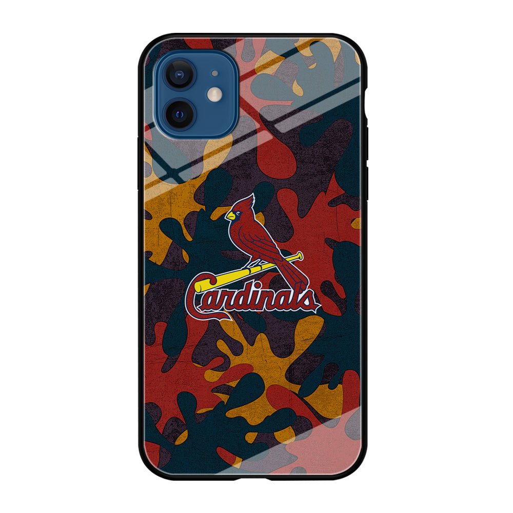 Arizona Cardinals Camo and Emblem iPhone 12 Case