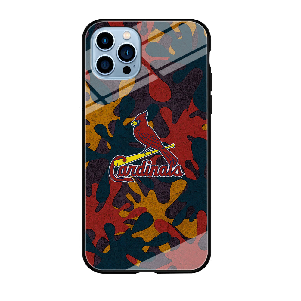 Arizona Cardinals Camo and Emblem iPhone 12 Pro Case