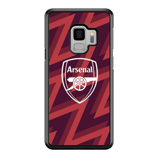 Arsenal Emblem Jersey Pattern Samsung Galaxy S9 Case