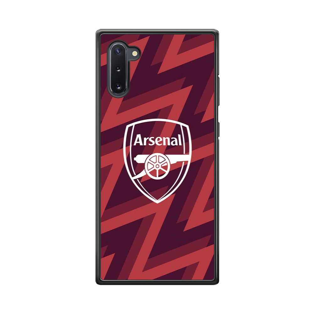 Arsenal Emblem Jersey Pattern Samsung Galaxy Note 10 Case