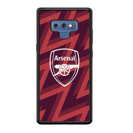 Arsenal Emblem Jersey Pattern Samsung Galaxy Note 9 Case