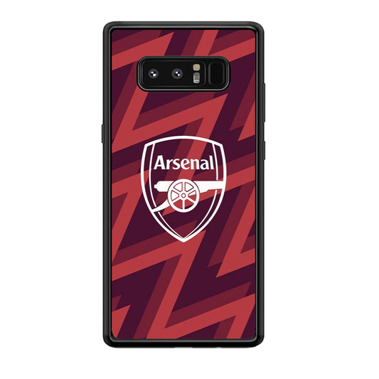 Arsenal Emblem Jersey Pattern Samsung Galaxy Note 8 Case