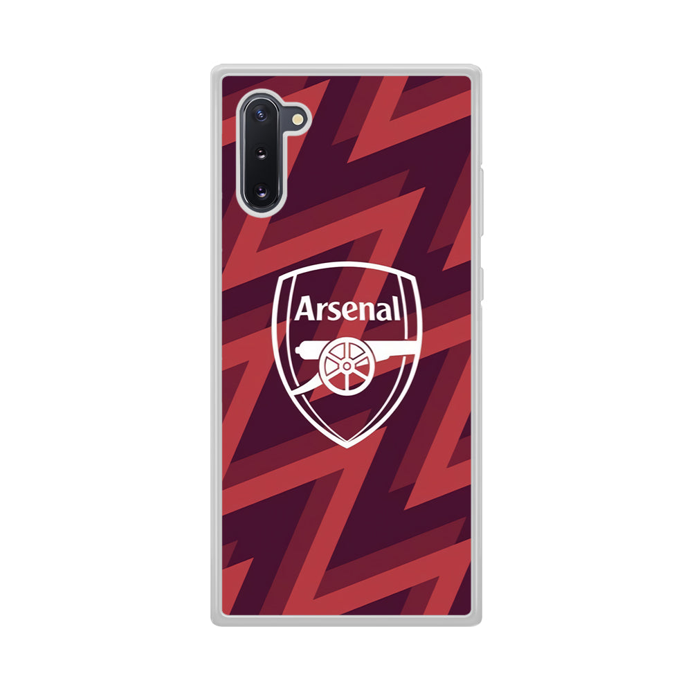 Arsenal Emblem Jersey Pattern Samsung Galaxy Note 10 Case