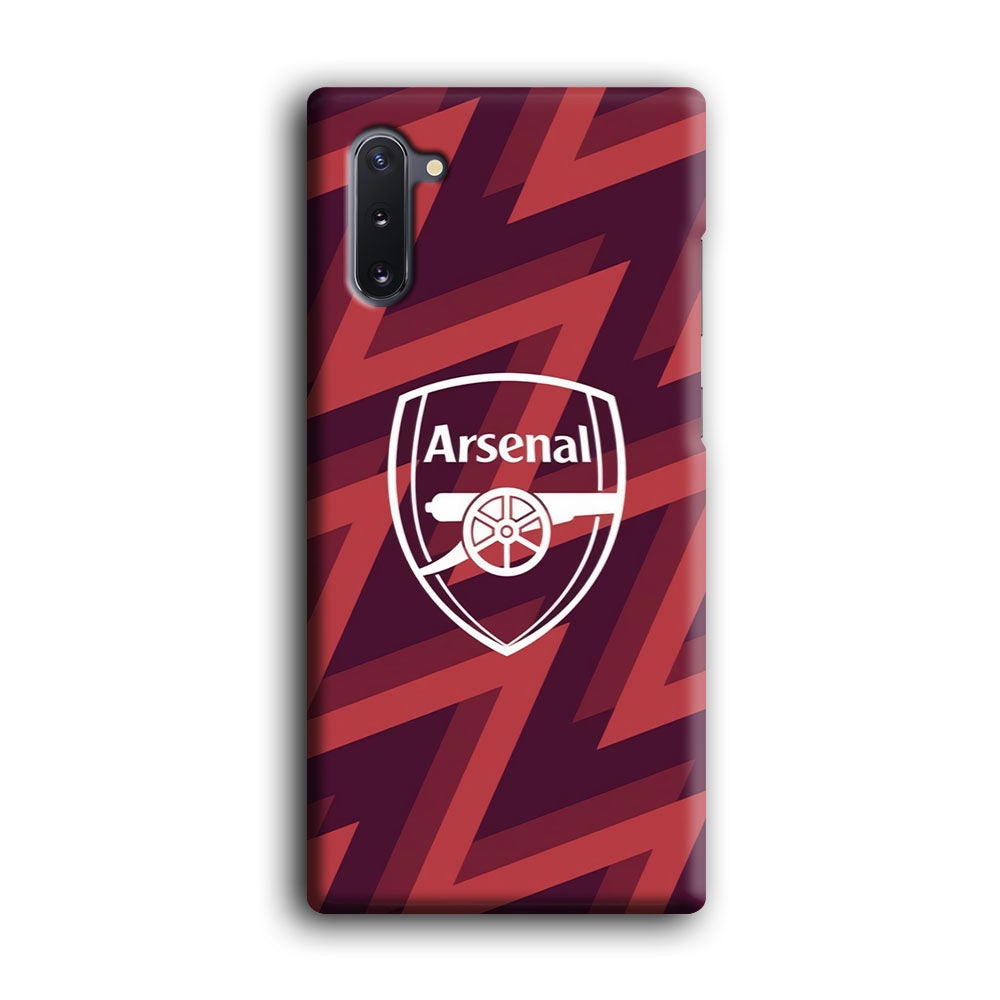 Arsenal Emblem Jersey Pattern Samsung Galaxy Note 10 Case