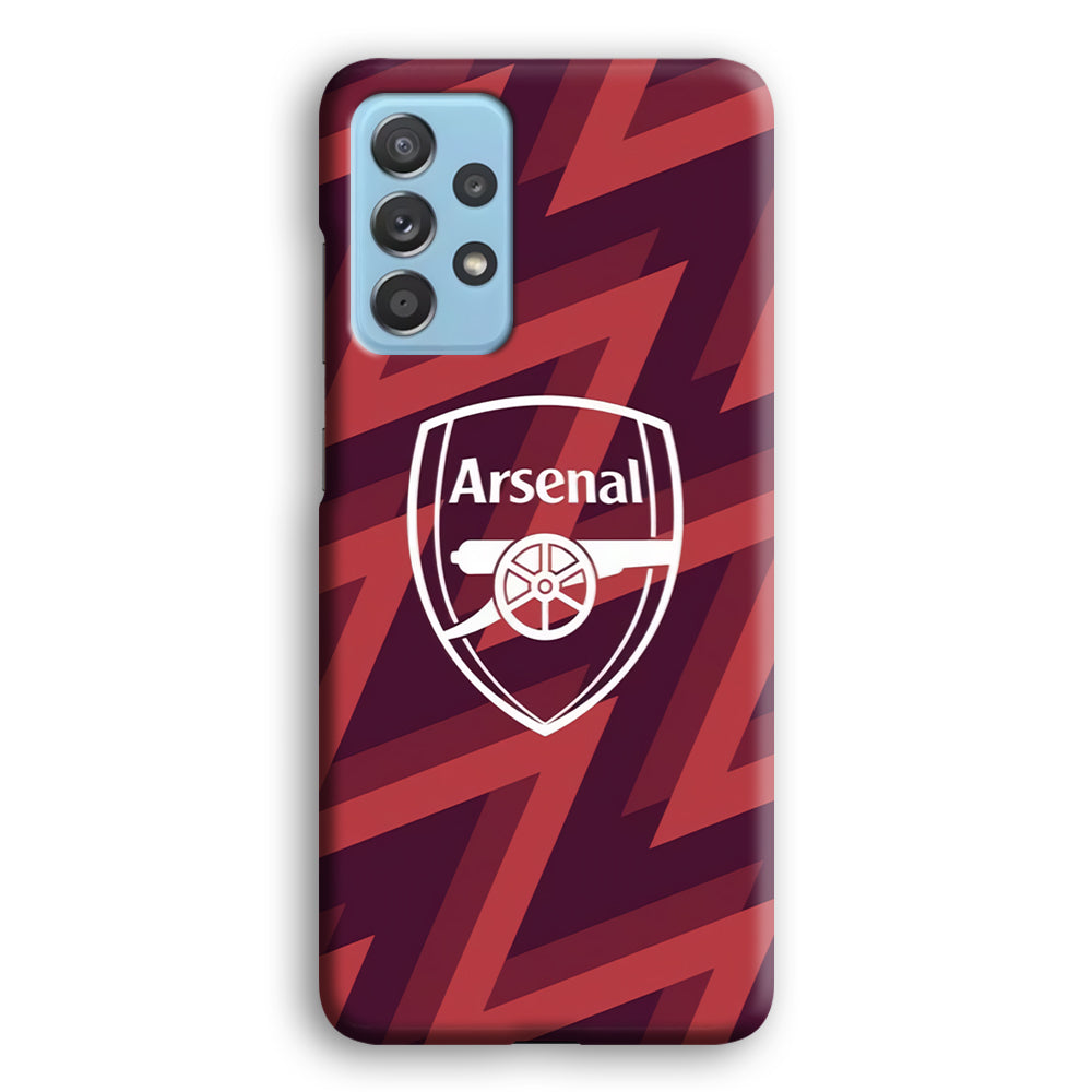 Arsenal Emblem Jersey Pattern Samsung Galaxy A52 Case