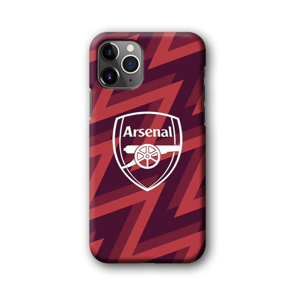 Arsenal Emblem Jersey Pattern iPhone 11 Pro Case