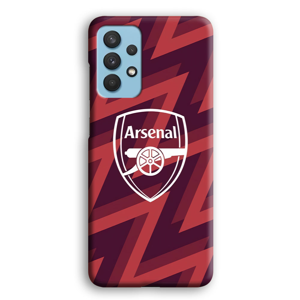 Arsenal Emblem Jersey Pattern Samsung Galaxy A32 Case