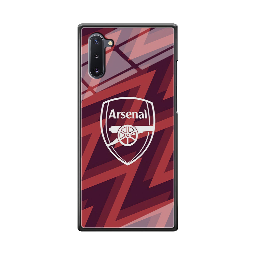 Arsenal Emblem Jersey Pattern Samsung Galaxy Note 10 Case