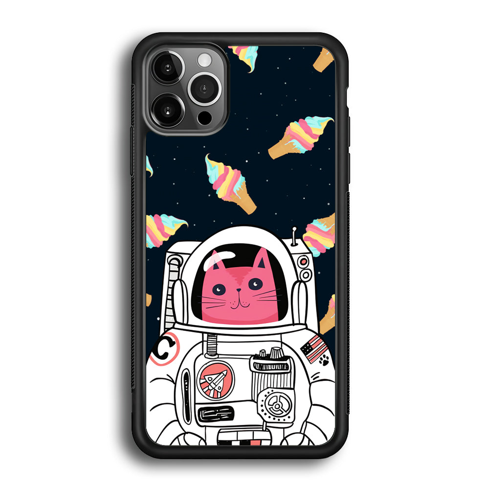 Astrocat in Planet of Ice Cream iPhone 12 Pro Max Case
