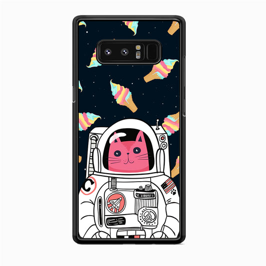 Astrocat in Planet of Ice Cream Samsung Galaxy Note 8 Case