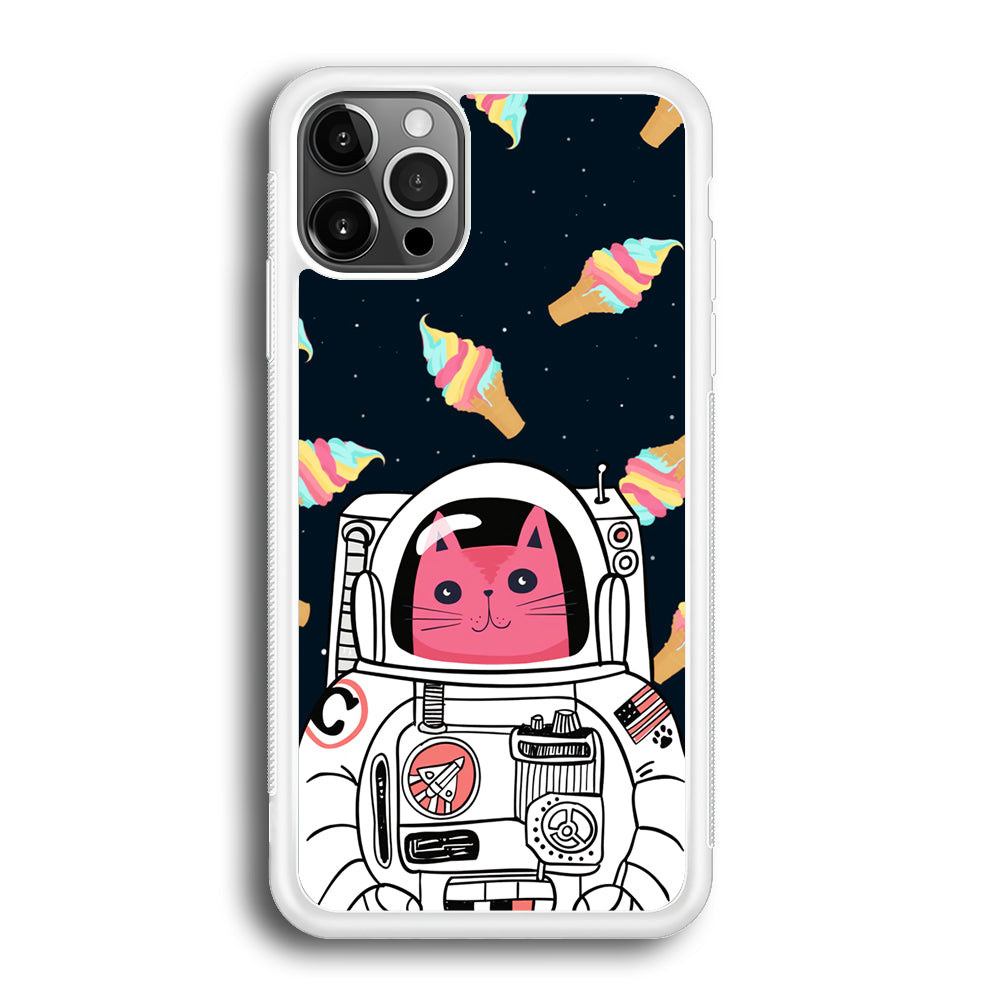 Astrocat in Planet of Ice Cream iPhone 12 Pro Max Case