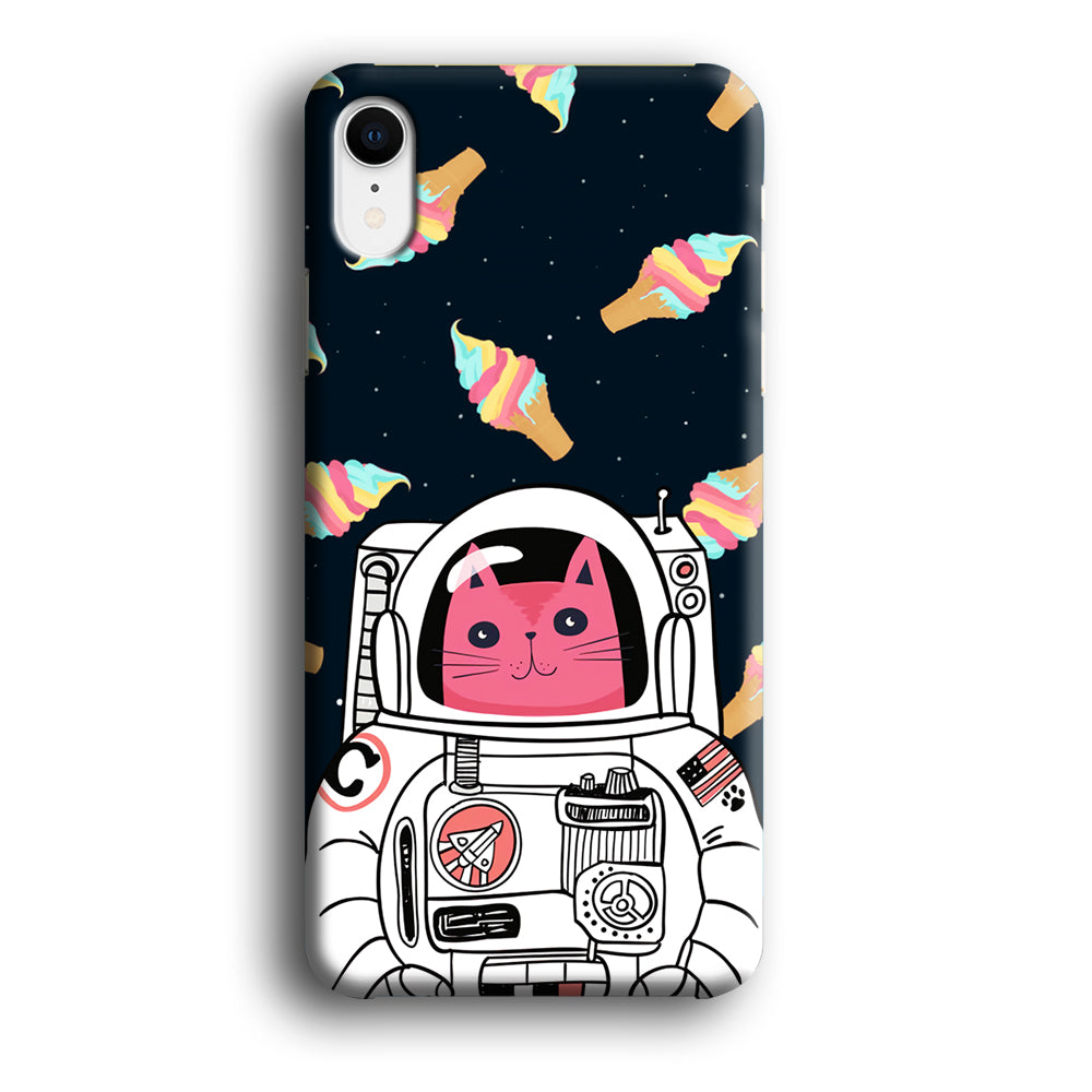 Astrocat in Planet of Ice Cream iPhone XR Case