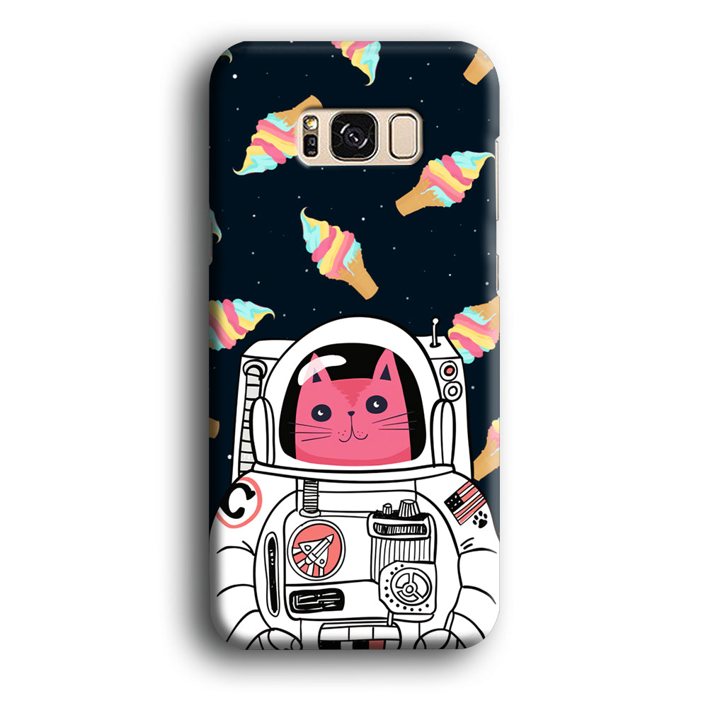 Astrocat in Planet of Ice Cream Samsung Galaxy S8 Plus Case 3D Case