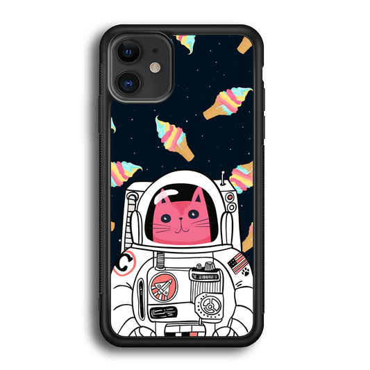 Astrocat in Planet of Ice Cream iPhone 12 Case