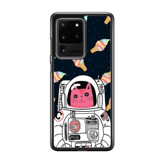Astrocat in Planet of Ice Cream Samsung Galaxy S20 Ultra Case