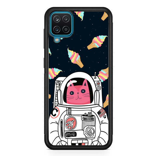 Astrocat in Planet of Ice Cream Samsung Galaxy A12 Case