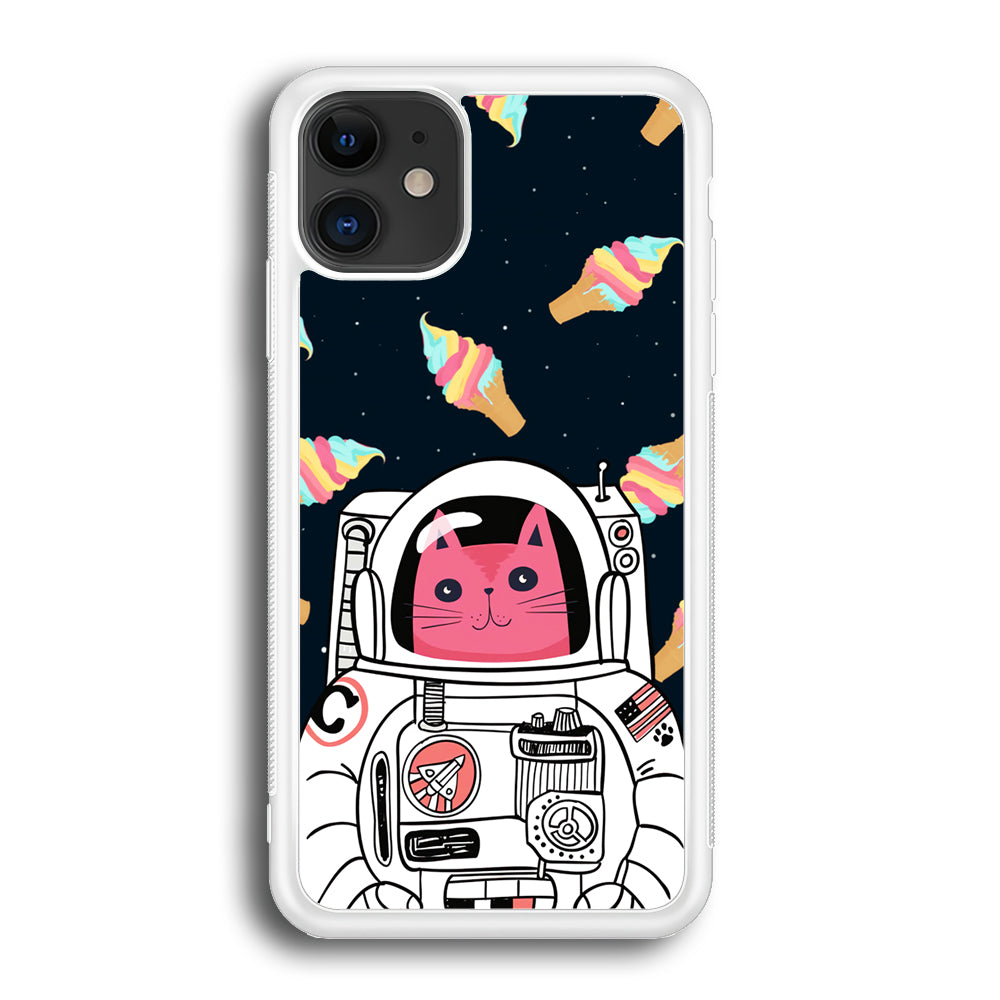 Astrocat in Planet of Ice Cream iPhone 12 Case