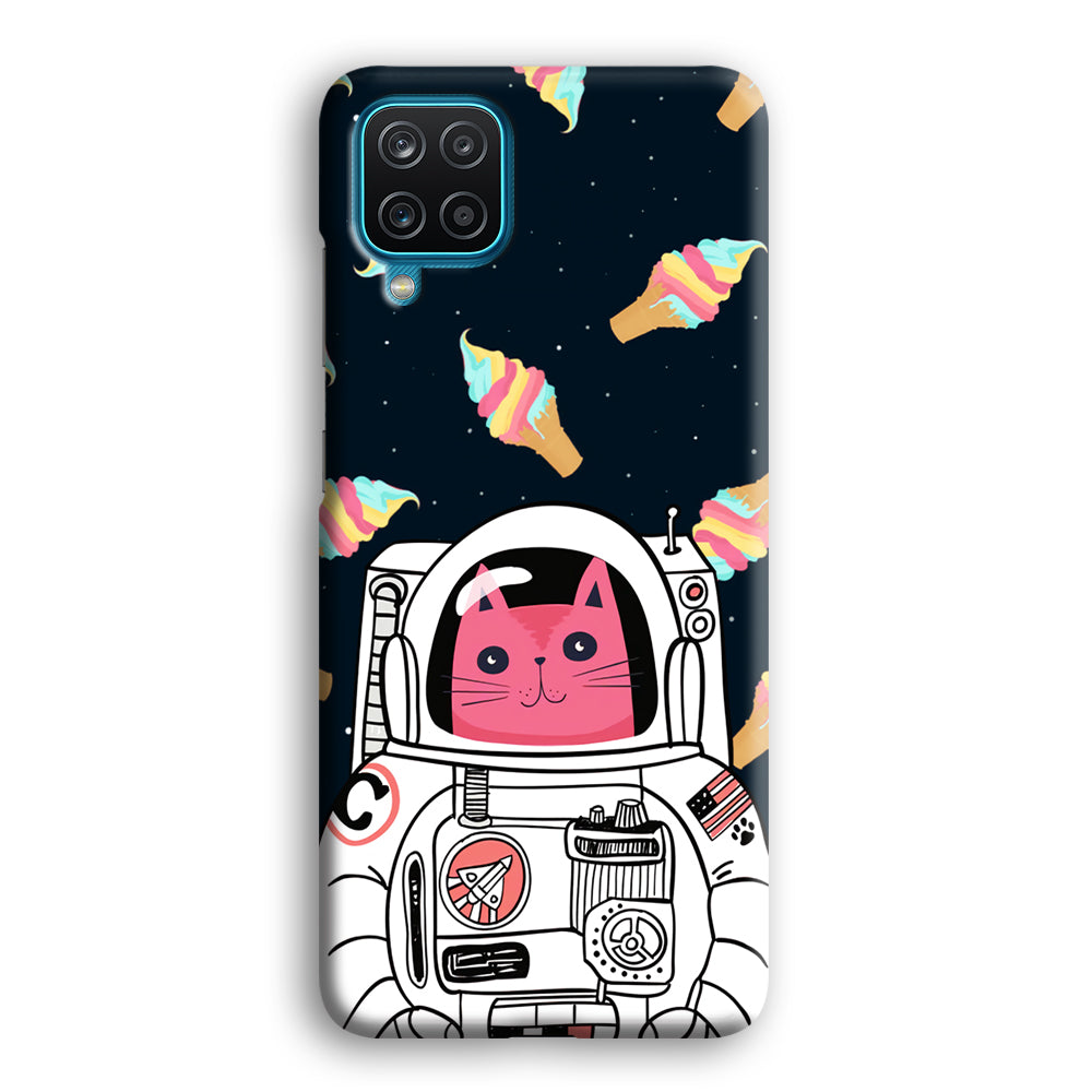 Astrocat in Planet of Ice Cream Samsung Galaxy A12 Case